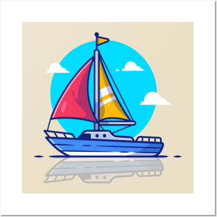 Sailing Boat (3) Posters and Art